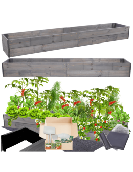 Skrzynia na warzywa skrzynie na warzywniak inspekt donica grządka 18x237x30