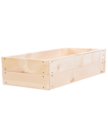 Uprawowe skrzynie ogrodowe- Warzywniaki- skrzynia do uprawy - Skrzynia na warzywa skrzynie na warzywniak inspekt donica grządka 18x100x30 - product 3