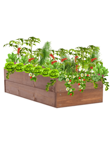 Skrzynia na warzywa skrzynie na warzywniak inspekt donica grządka 18x100x60 - produkt 2