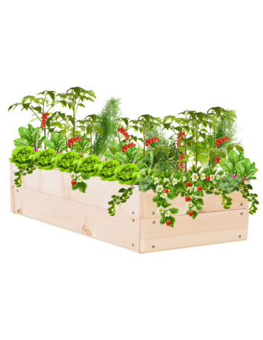 Skrzynia na warzywa skrzynie na warzywniak inspekt donica grządka 18x120x30 - product 2