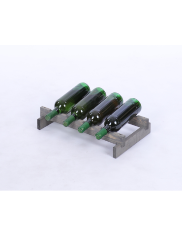 Stojak na wino regał modułowy na butelki 1x4 but WĄSKI ECO BEZ NARZĘDZI - product 2