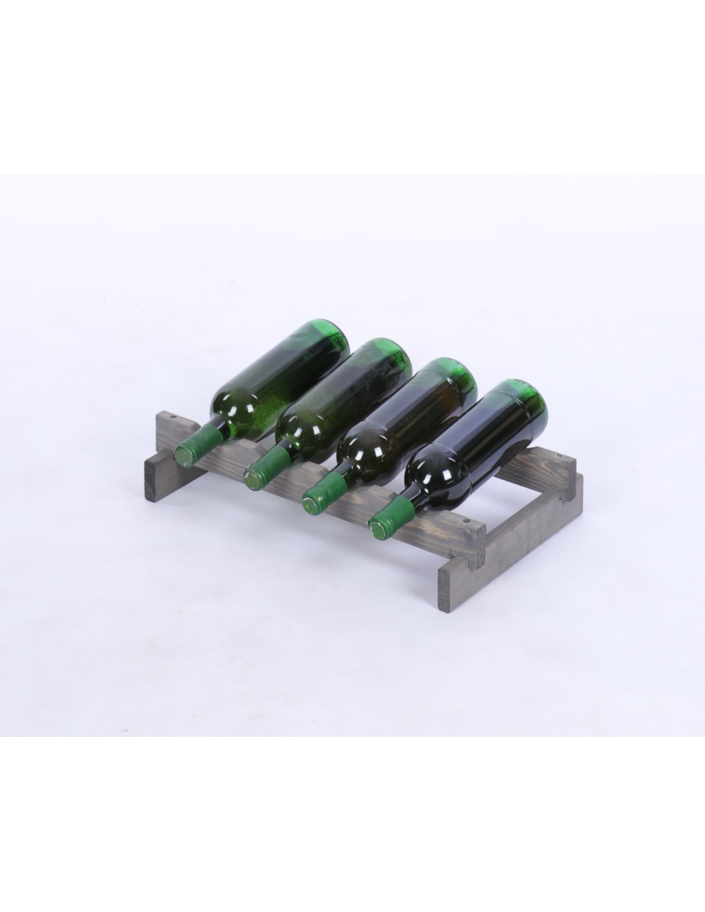 Modułowe stojaki do butelek RW11 - Stojak na wino regał modułowy na butelki 1x4 but WĄSKI ECO BEZ NARZĘDZI - product b2b.wamar.biz 2