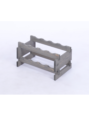 Modułowe stojaki do butelek RW11 - Stojak na wino regał modułowy na butelki 2x4 but WĄSKI ECO BEZ NARZĘDZI - produkt 3