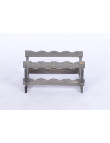 Modułowe stojaki do butelek RW11 - Stojak na wino regał modułowy na butelki 2x4 but WĄSKI ECO BEZ NARZĘDZI - produkt 4