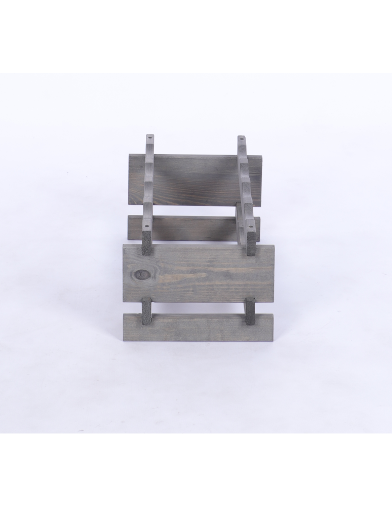 Modułowe stojaki do butelek RW11 - Stojak na wino regał modułowy na butelki 2x4 but WĄSKI ECO BEZ NARZĘDZI - produkt b2b.wamar.biz 5