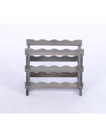 Modułowe stojaki do butelek RW11 - Stojak na wino regał modułowy na butelki 3x4 but WĄSKI ECO BEZ NARZĘDZI - produkt 4