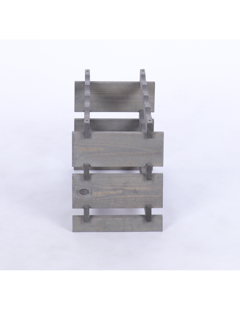 Modułowe stojaki do butelek RW11 - Stojak na wino regał modułowy na butelki 3x4 but WĄSKI ECO BEZ NARZĘDZI - produkt b2b.wamar.biz 5