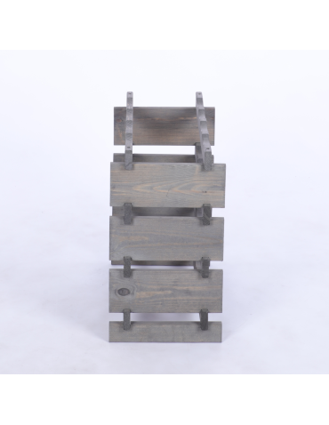 Modułowe stojaki do butelek RW11 - Stojak na wino regał modułowy na butelki 4x4 but WĄSKI ECO BEZ NARZĘDZI - product 5