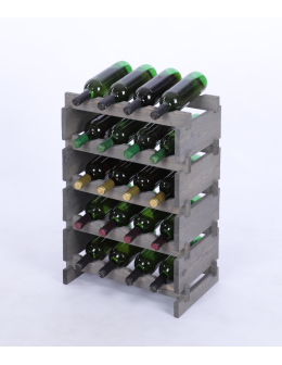 Stojak na wino regał modułowy na butelki 5x4 but BUDUJ JAK KLOCKI EKO - product 2