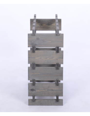 Modułowe stojaki do butelek RW11 - Stojak na wino regał modułowy na butelki 5x4 but BUDUJ JAK KLOCKI EKO - product 5