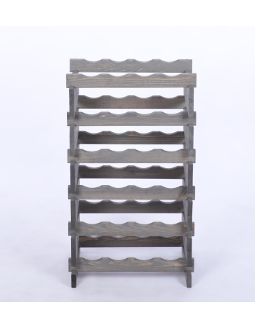 Modułowe stojaki do butelek RW11 - Stojak na wino regał modułowy na butelki 6x4 but BUDUJ JAK KLOCKI EKO - produkt 4