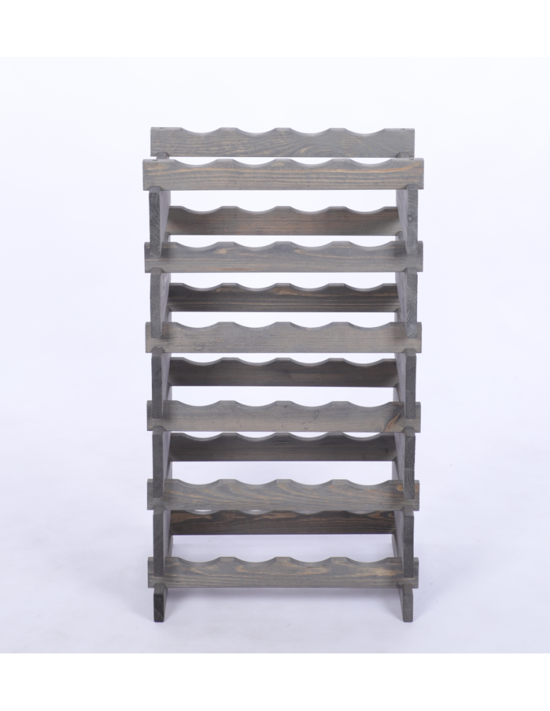 Modułowe stojaki do butelek RW11 - Stojak na wino regał modułowy na butelki 6x4 but BUDUJ JAK KLOCKI EKO - produkt b2b.wamar.biz 4