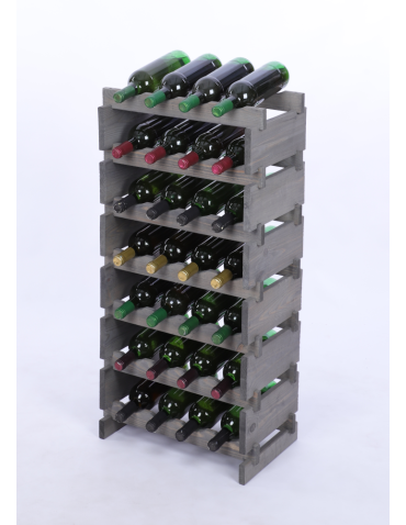 Stojak na wino regał modułowy na butelki 7x4 but BUDUJ JAK KLOCKI EKO - product 2