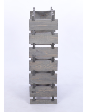 Modułowe stojaki do butelek RW11 - Stojak na wino regał modułowy na butelki 7x4 but BUDUJ JAK KLOCKI EKO - product 5