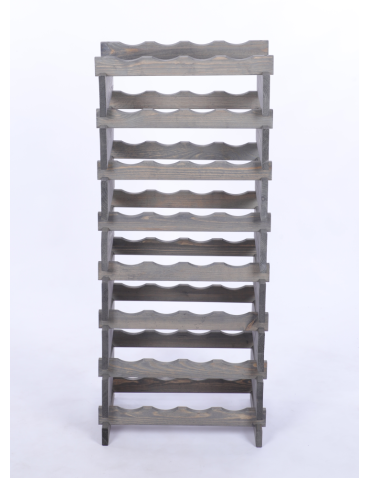 Modułowe stojaki do butelek RW11 - Stojak na wino regał modułowy na butelki 8x4 but WĄSKI ECO BEZ NARZĘDZI - product 4