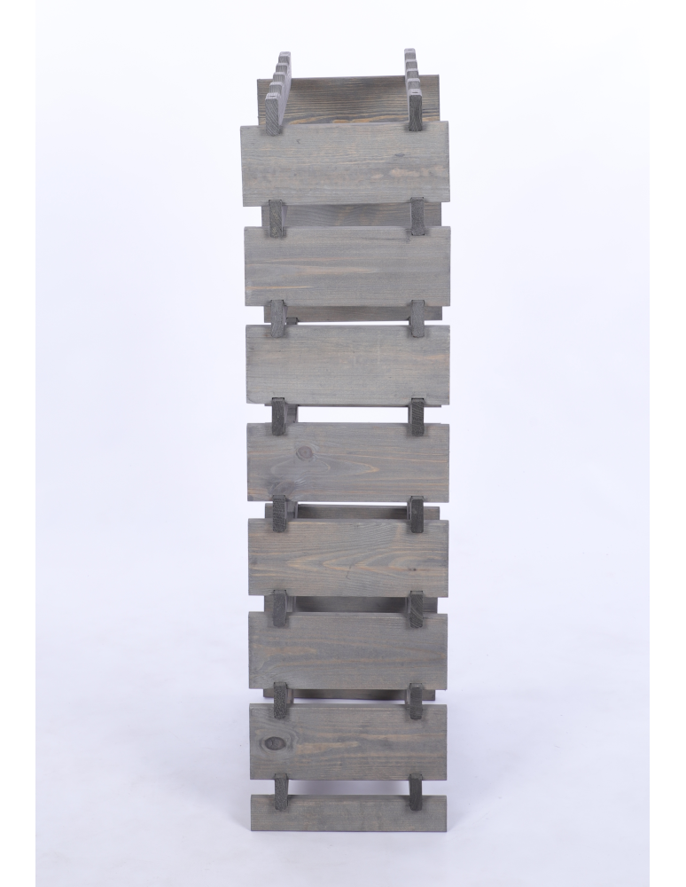 Modułowe stojaki do butelek RW11 - Stojak na wino regał modułowy na butelki 8x4 but WĄSKI ECO BEZ NARZĘDZI - product b2b.wamar.biz 5