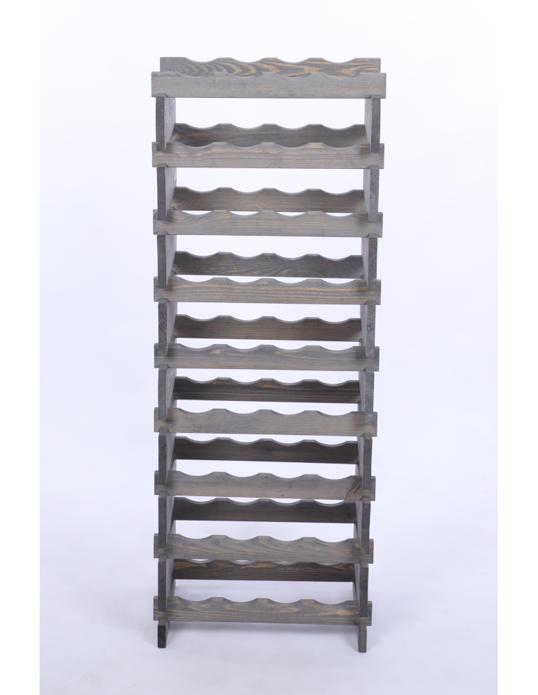 Modułowe stojaki do butelek RW11 - Stojak na wino regał modułowy na butelki 9x4 but WĄSKI ECO BEZ NARZĘDZI - produkt b2b.wamar.biz 4