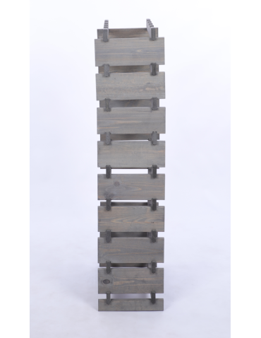 Modułowe stojaki do butelek RW11 - Stojak na wino regał modułowy na butelki 9x4 but WĄSKI ECO BEZ NARZĘDZI - produkt 5