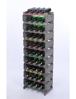 Stojak na wino regał modułowy na butelki 10x4 but DUŻY MONTAŻ BEZ NARZĘDZI - product 2