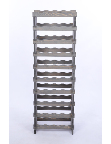 Modułowe stojaki do butelek RW11 - Stojak na wino regał modułowy na butelki 10x4 but DUŻY MONTAŻ BEZ NARZĘDZI - produkt 4