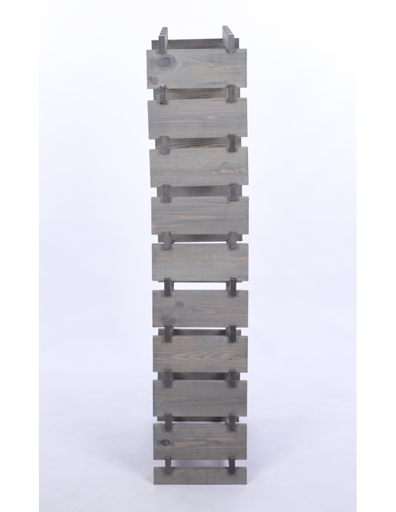 Modułowe stojaki do butelek RW11 - Stojak na wino regał modułowy na butelki 10x4 but DUŻY MONTAŻ BEZ NARZĘDZI - produkt b2b.wamar.biz 5