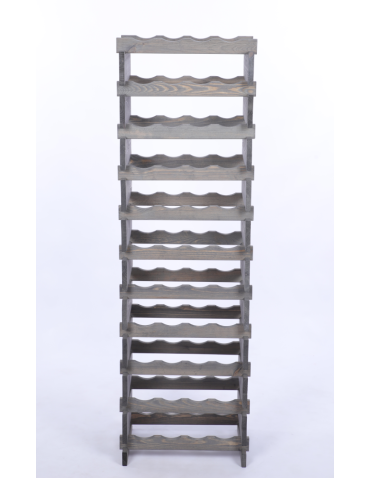 Modułowe stojaki do butelek RW11 - Stojak na wino regał modułowy na butelki 11x4 but DUŻY MONTAŻ BEZ NARZĘDZI - product 4