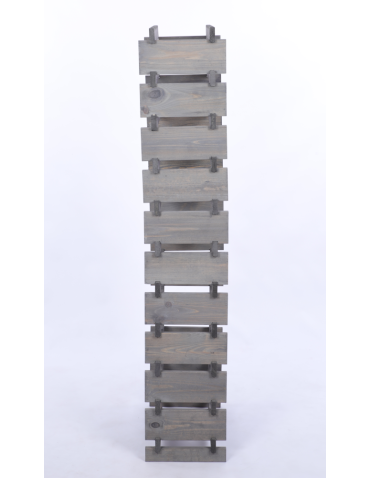 Modułowe stojaki do butelek RW11 - Stojak na wino regał modułowy na butelki 11x4 but DUŻY MONTAŻ BEZ NARZĘDZI - product 5