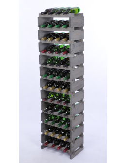 Stojak na wino regał modułowy na butelki 12x4 but DUŻY MONTAŻ BEZ NARZĘDZI - product 2