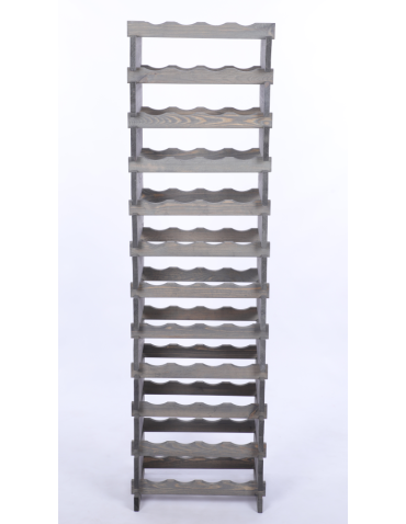 Modułowe stojaki do butelek RW11 - Stojak na wino regał modułowy na butelki 12x4 but DUŻY MONTAŻ BEZ NARZĘDZI - product 4