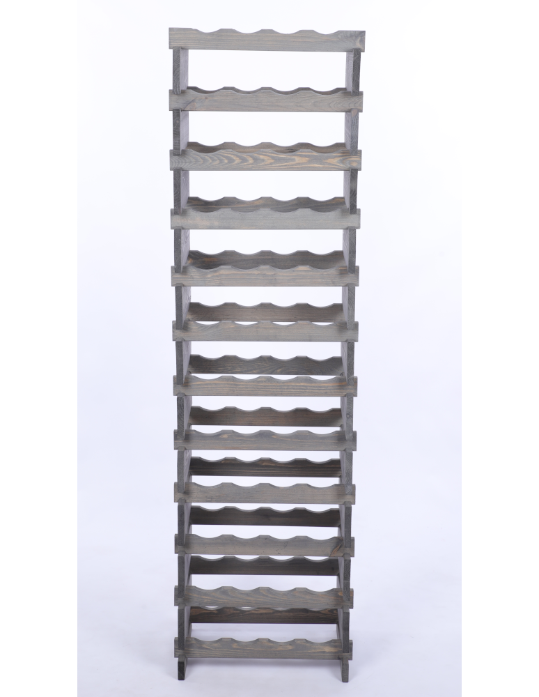 Modułowe stojaki do butelek RW11 - Stojak na wino regał modułowy na butelki 12x4 but DUŻY MONTAŻ BEZ NARZĘDZI - product b2b.wamar.biz 4