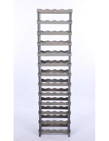 Modułowe stojaki do butelek RW11 - Stojak na wino regał modułowy na butelki 13x4 but WĄSKI ECO BEZ NARZĘDZI - product 4