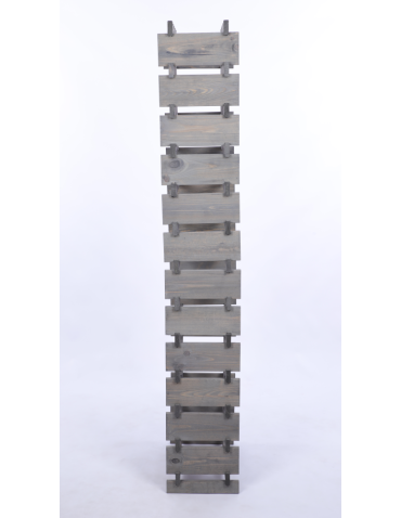 Modułowe stojaki do butelek RW11 - Stojak na wino regał modułowy na butelki 13x4 but WĄSKI ECO BEZ NARZĘDZI - product 5