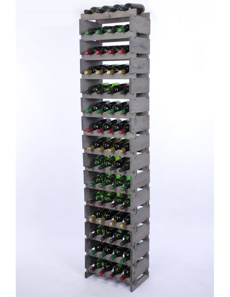 Modułowe stojaki do butelek RW11 - Stojak na wino regał modułowy na butelki 15x4 but WYSOKI BEZ NARZĘDZI - produkt b2b.wamar.biz 2