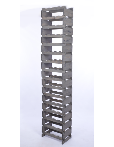 Modułowe stojaki do butelek RW11 - Stojak na wino regał modułowy na butelki 16x4 but WYSOKI BEZ NARZĘDZI - produkt 3
