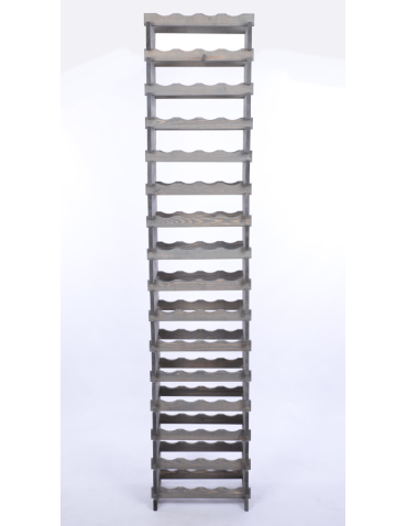 Modułowe stojaki do butelek RW11 - Stojak na wino regał modułowy na butelki 16x4 but WYSOKI BEZ NARZĘDZI - produkt 4