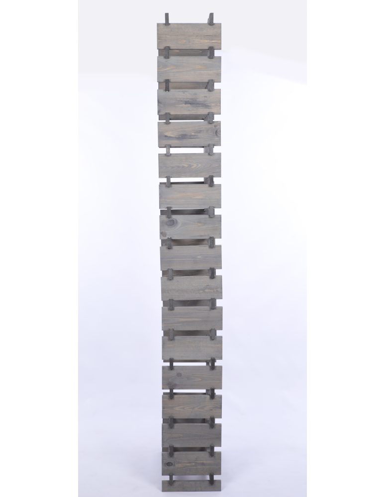 Modułowe stojaki do butelek RW11 - Stojak na wino regał modułowy na butelki 16x4 but WYSOKI BEZ NARZĘDZI - produkt b2b.wamar.biz 5