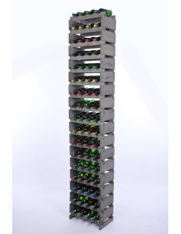 Stojak na wino regał modułowy na butelki 17x4 but WYSOKI BEZ NARZĘDZI - produkt 2