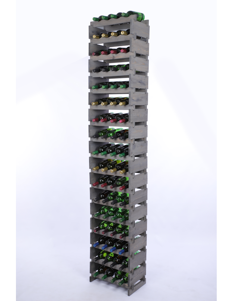 Modułowe stojaki do butelek RW11 - Stojak na wino regał modułowy na butelki 17x4 but WYSOKI BEZ NARZĘDZI - product b2b.wamar.biz 2