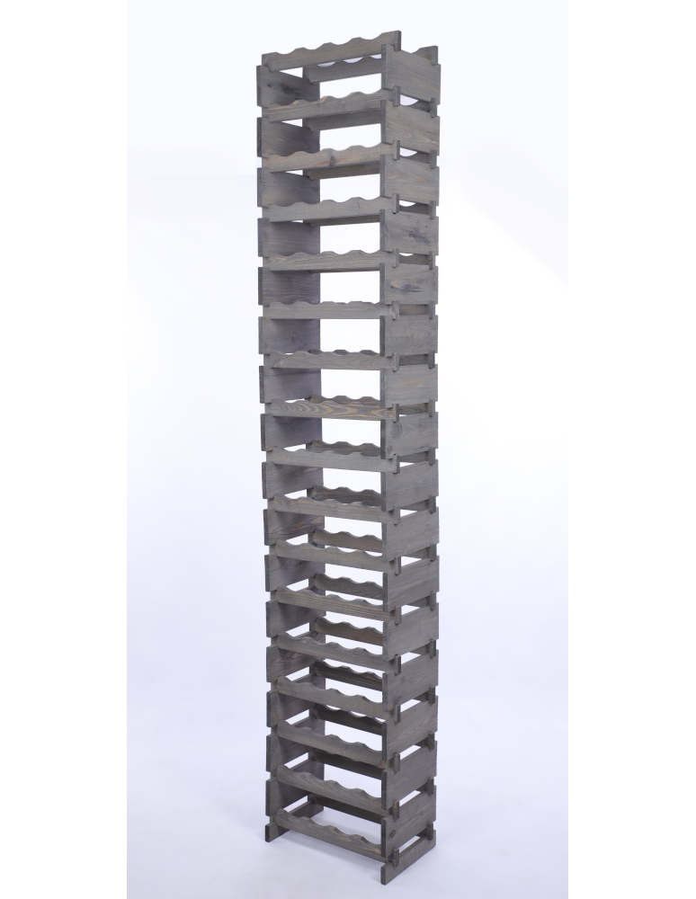 Modułowe stojaki do butelek RW11 - Stojak na wino regał modułowy na butelki 17x4 but WYSOKI BEZ NARZĘDZI - product b2b.wamar.biz 3