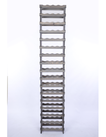 Modułowe stojaki do butelek RW11 - Stojak na wino regał modułowy na butelki 17x4 but WYSOKI BEZ NARZĘDZI - product 4