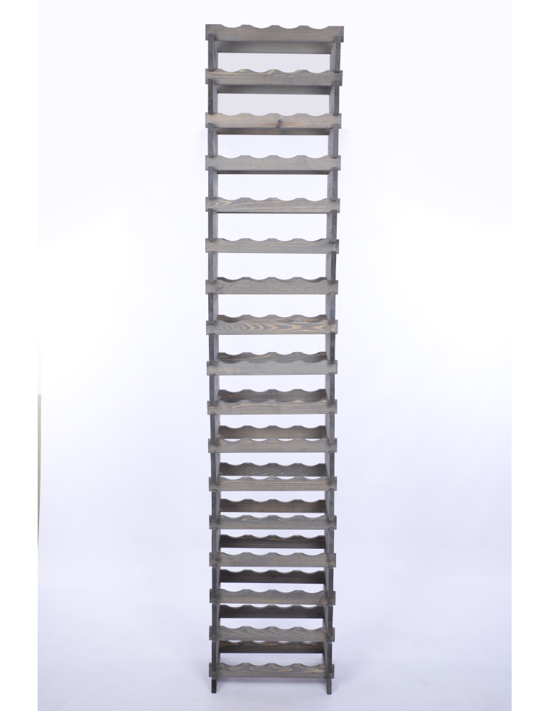 Modułowe stojaki do butelek RW11 - Stojak na wino regał modułowy na butelki 17x4 but WYSOKI BEZ NARZĘDZI - product b2b.wamar.biz 4