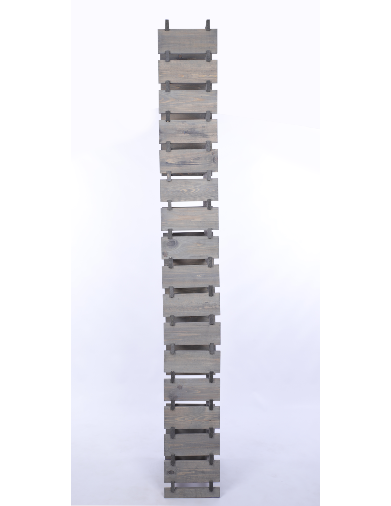 Modułowe stojaki do butelek RW11 - Stojak na wino regał modułowy na butelki 17x4 but WYSOKI BEZ NARZĘDZI - product b2b.wamar.biz 5