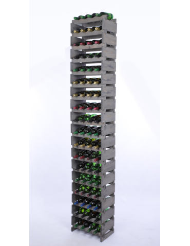 Stojak na wino regał modułowy na butelki 18x4 but WYSOKI BEZ NARZĘDZI - produkt 2