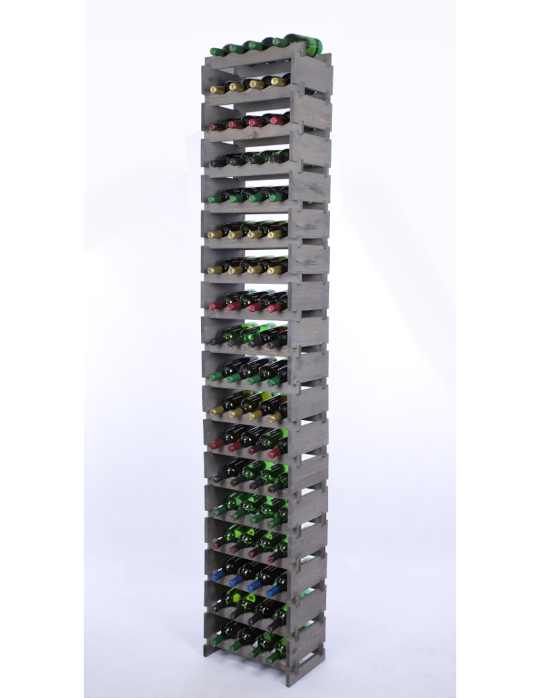 Modułowe stojaki do butelek RW11 - Stojak na wino regał modułowy na butelki 18x4 but WYSOKI BEZ NARZĘDZI - product b2b.wamar.biz 2