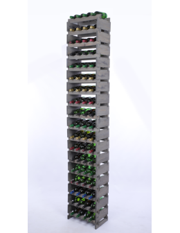 Stojak na wino regał modułowy na butelki 18x4 but WYSOKI BEZ NARZĘDZI - product 2