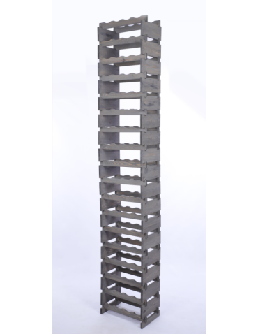 Modułowe stojaki do butelek RW11 - Stojak na wino regał modułowy na butelki 18x4 but WYSOKI BEZ NARZĘDZI - product 3