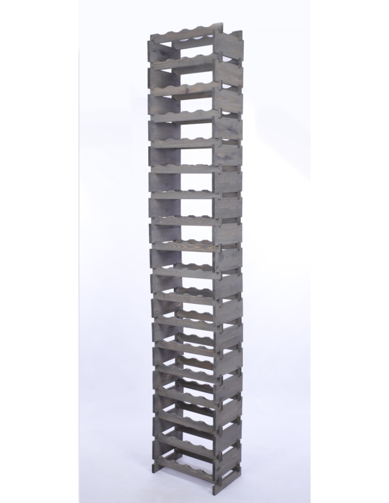 Modułowe stojaki do butelek RW11 - Stojak na wino regał modułowy na butelki 18x4 but WYSOKI BEZ NARZĘDZI - product b2b.wamar.biz 3