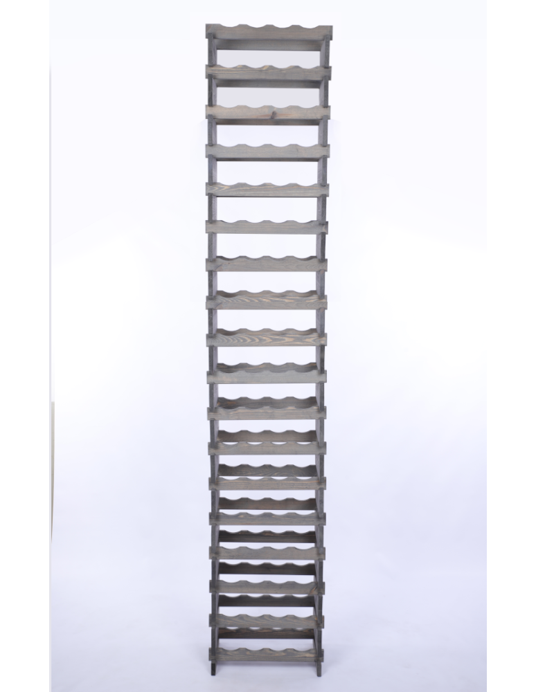 Modułowe stojaki do butelek RW11 - Stojak na wino regał modułowy na butelki 18x4 but WYSOKI BEZ NARZĘDZI - product b2b.wamar.biz 4