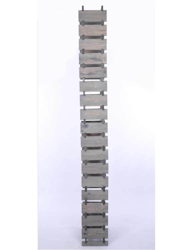 Modułowe stojaki do butelek RW11 - Stojak na wino regał modułowy na butelki 18x4 but WYSOKI BEZ NARZĘDZI - product b2b.wamar.biz 5