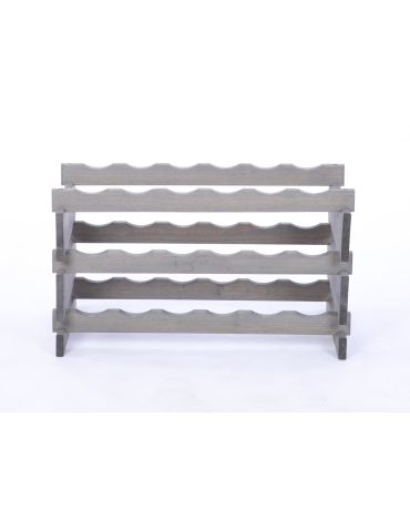 Modułowe stojaki do butelek RW11 - Stojak na butelki regał modułowy na wino 3x6 but POLSKI EKO BEZ NARZĘDZI - produkt 4